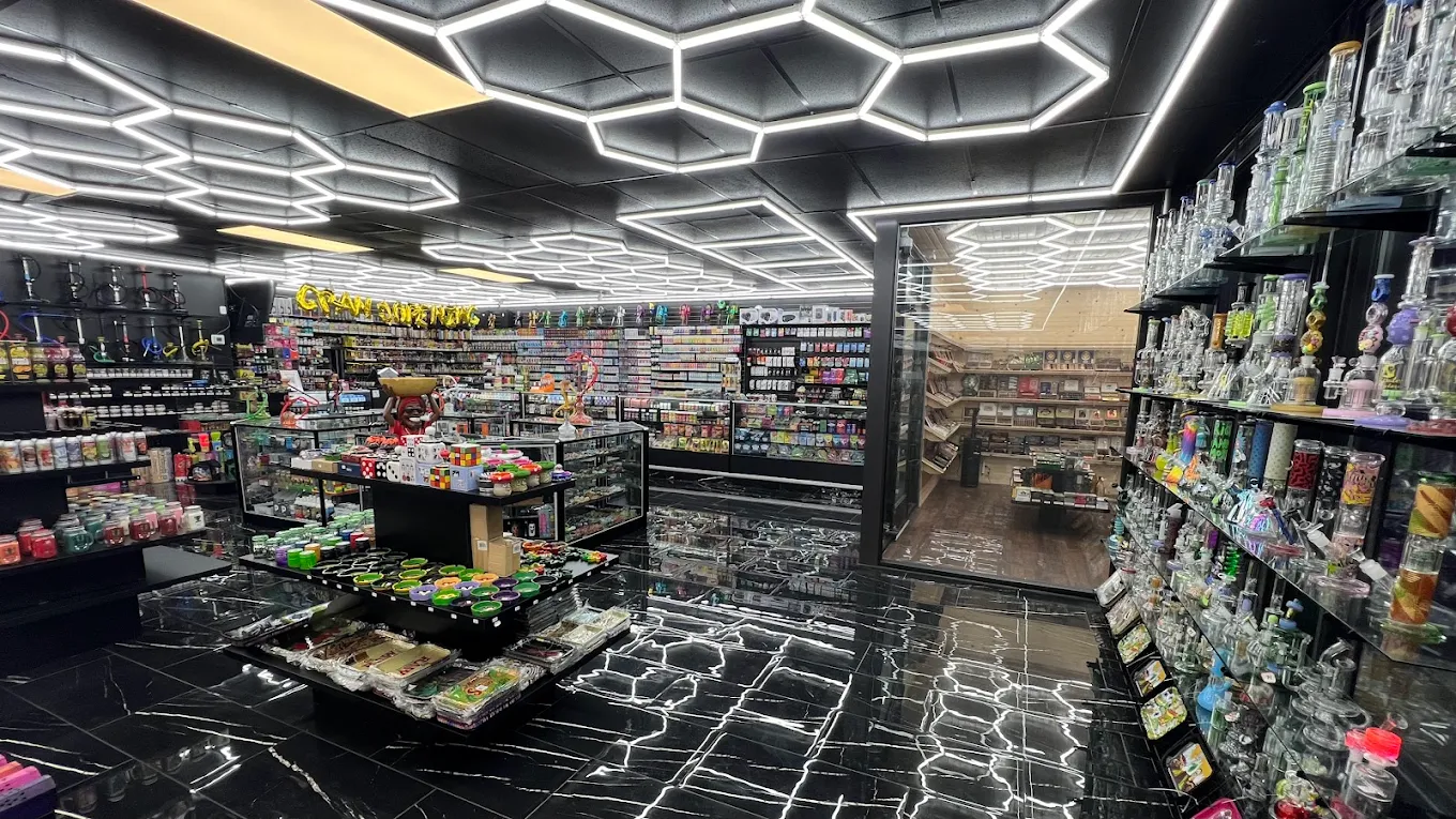 Glass pipes at Q Smoke Shop Hampton