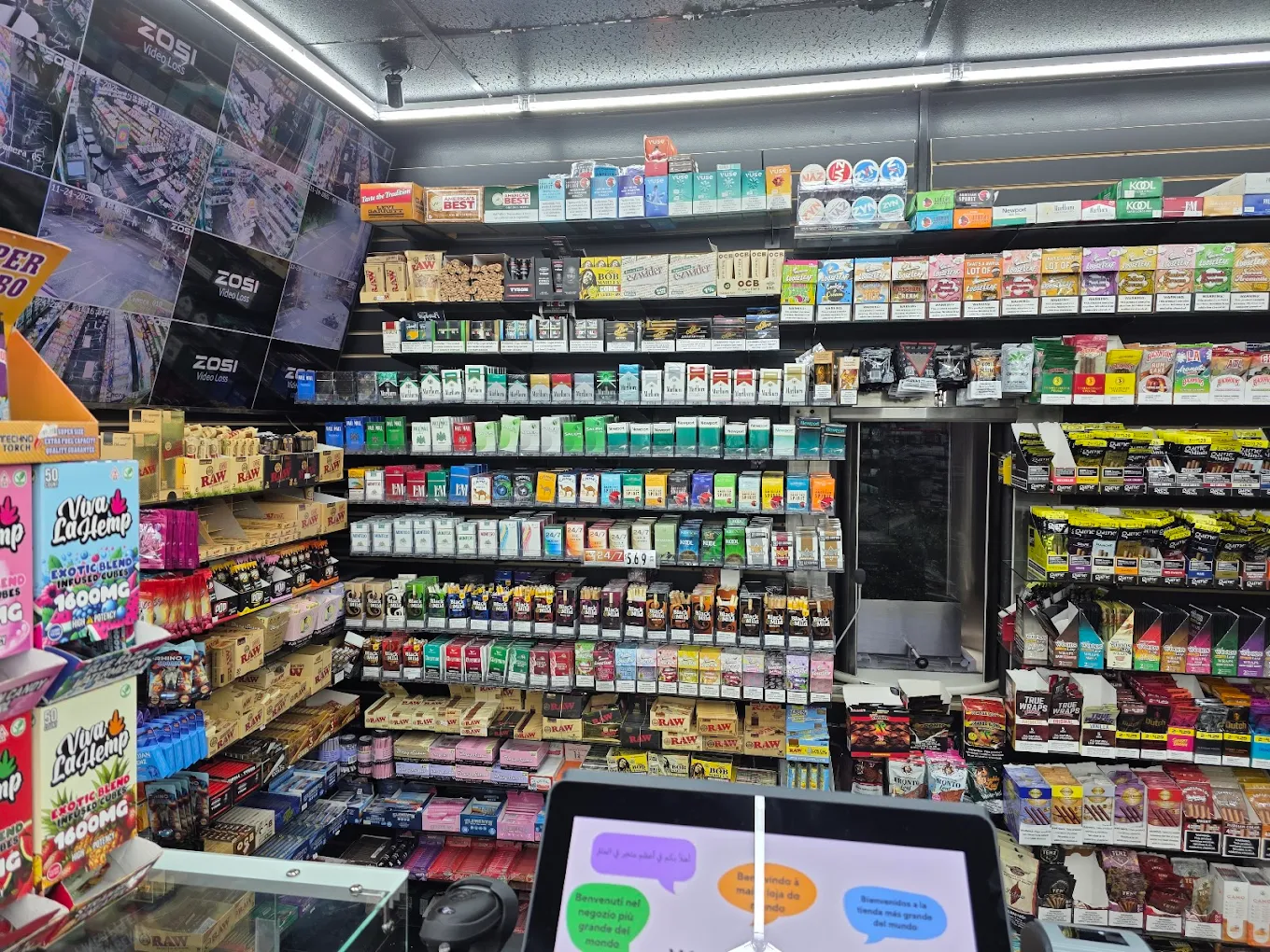 Rolling papers, wraps and cigarettes at Q Smoke Shop Hampton VA